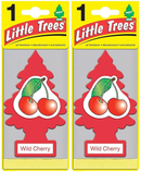 Little Trees Wild Cherry Air Freshener, 1 ct. (Pack of 2)