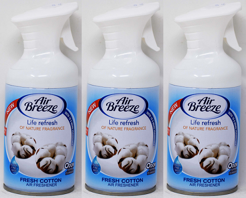 Mini Air Freshener - Fresh Cotton, 8.5 oz. (Pack of 3)