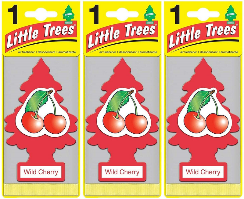 Little Trees Wild Cherry Air Freshener, 1 ct. (Pack of 3)