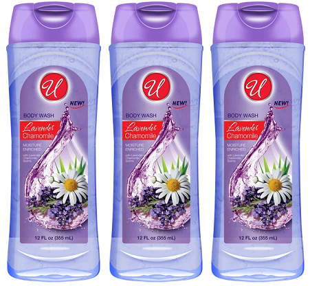 Lavender Chamomile Body Wash, 12 fl oz. (Pack of 3)