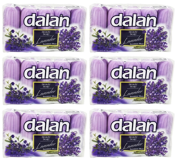 Dalan Lavander Beauty Soap, 5 Pack (Pack of 6)