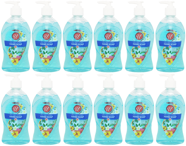Universal Antibacterial Tropical Beach Hand Soap, 13.5 oz (Pack of 12)