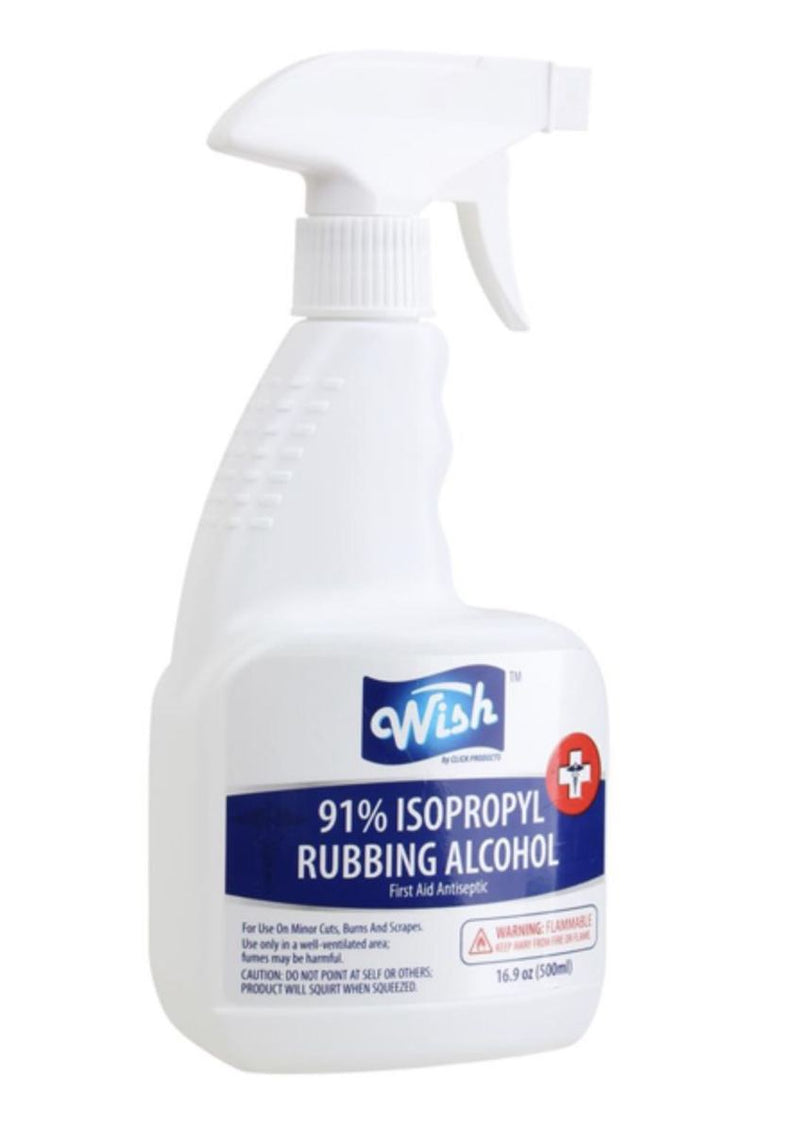 91% Isopropyl Rubbing Alcohol Trigger Spray, 16.9oz