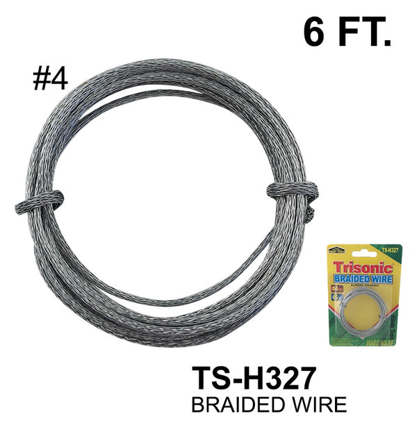#4 Braided Wire, 6 ft.