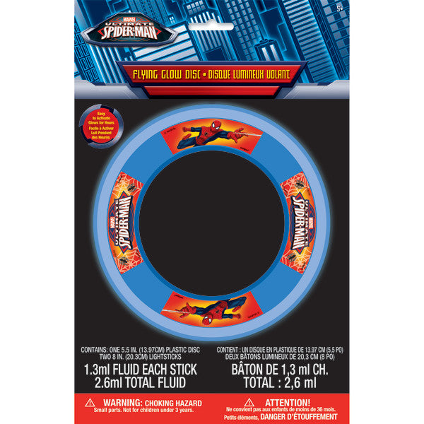 Ultimate Spider-Man Glow Flying Disk
