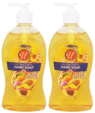 Universal Antibacterial Peach Dream Hand Soap, 13.5 oz (Pack of 2)