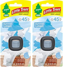 Little Trees Summer Linen Scent Air Freshener Vent Liquid, 3 ml (Pack of 2)