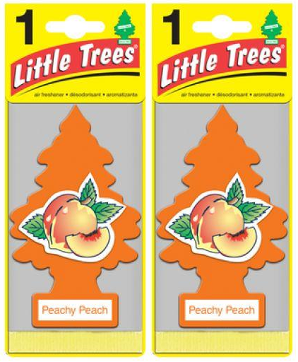 Little Trees Peachy Peach Air Freshener, 1 ct. (Pack of 2)