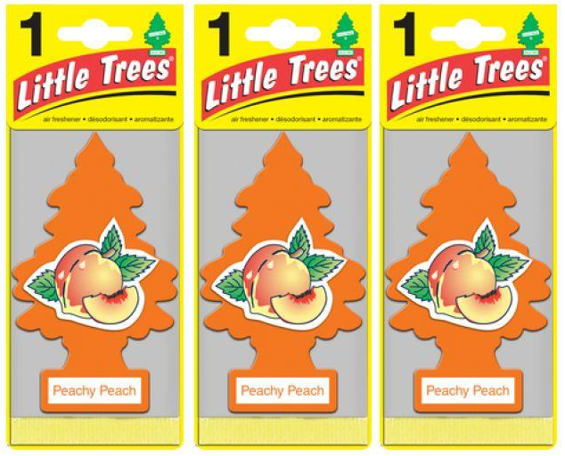 Little Trees Peachy Peach Air Freshener, 1 ct. (Pack of 3)