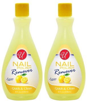 Lemon Nail Polish Remover, 8 fl oz. (Pack of 2)