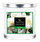 Wick & Wax Gardenia Scented 3-Wick Jar Candle, 14oz