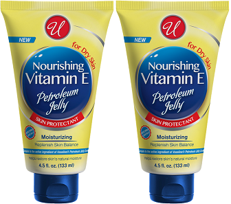 Nourishing Vitamin E Petroleum Jelly For Dry Skin, 4.5 fl oz. (Pack of 2)
