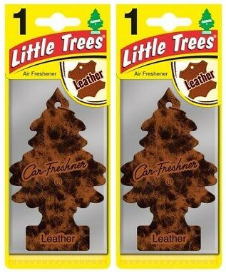 Little Trees Leather Air Freshener, 1 ct. (Pack of 2)