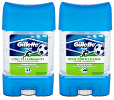 Gillette Sport Power Rush Antiperspirant Clear Gel, 70ml (Pack of 2)