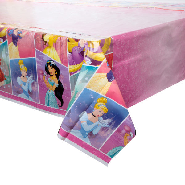 Disney Princess Dream Big Rectangular Plastic Table Cover, 54"x84"
