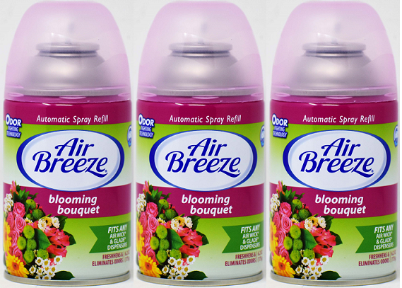 Glade/Air Wick Blooming Bouquet Automatic Spray Refill, 6.2 oz (Pack of 3)