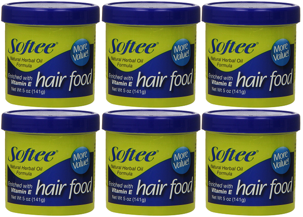 Softee Hair Food Enriched with Vitamin E, 5 oz. (Pack of 6)