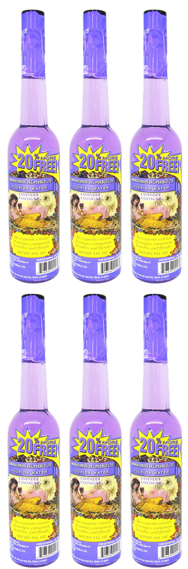 Florida Water Lavender Cologne, 9 fl oz. (Pack of 6)