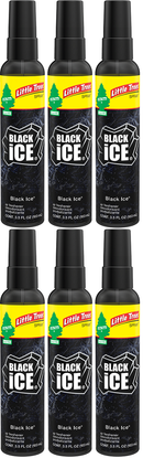 Little Trees Black Ice Scent Spray, 3.5 oz (Pack of 6)