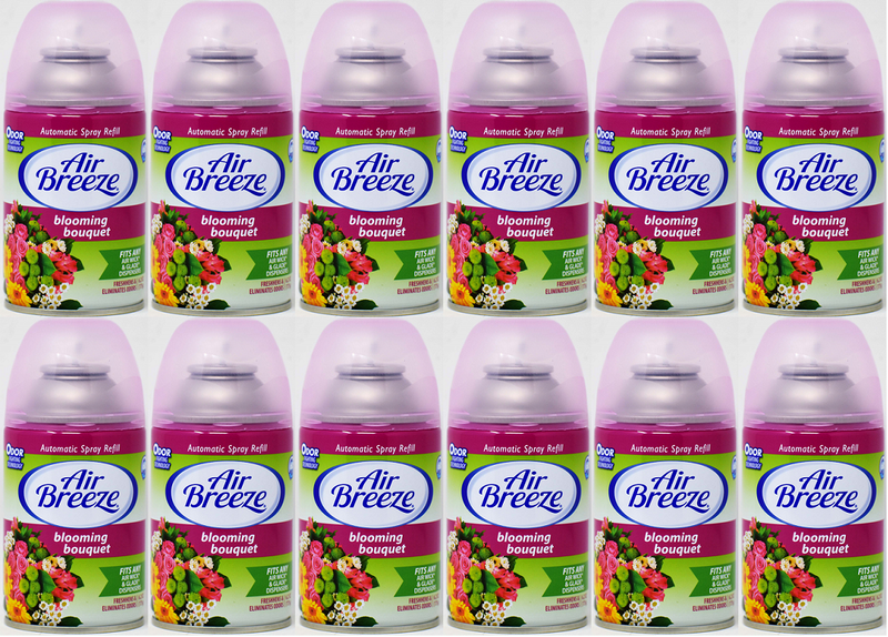 Glade/Air Wick Blooming Bouquet Automatic Spray Refill, 6.2 oz (Pack of 12)