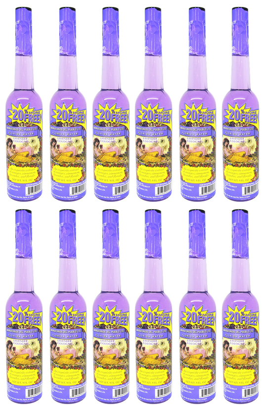 Florida Water Lavender Cologne, 9 fl oz. (Pack of 12)