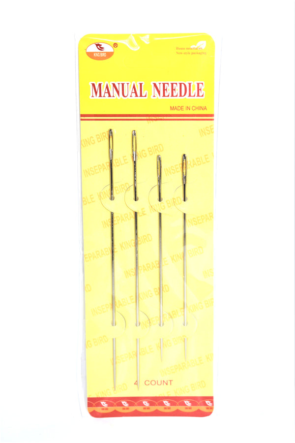 Long Sewing Needles, 5" & 4", 4-ct.