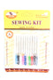 Assorted Color Sewing Thread Attached to Sewing Needles, 10-ct.