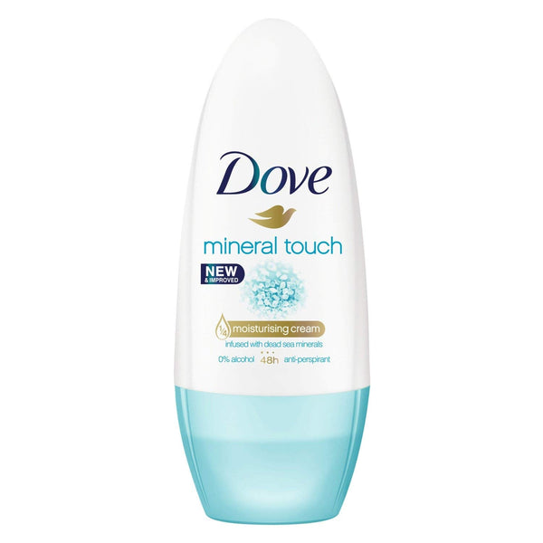Dove Mineral Touch Antiperspirant Roll On Deodorant, 50ml
