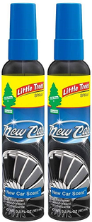 Little Trees New Car Scent Spray Air Freshener, 3.5 oz (Pack of 2)