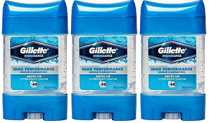 Gillette Endurance Arctic Ice Antiperspirant Clear Gel, 70 ml (Pack of 3)