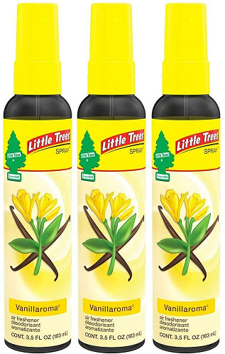 Little Trees Vanillaroma Scent Spray Air Freshener, 3.5 oz (Pack of 3)
