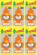 Little Trees Coconut Air Freshener, 1 ct. (Pack of 6)
