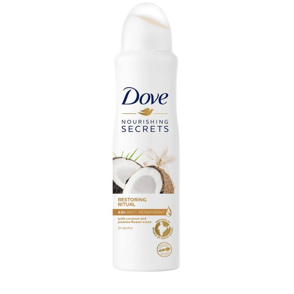 Dove Restoring Ritual Coconut and Jasmine Flower Body Spray, 150ml