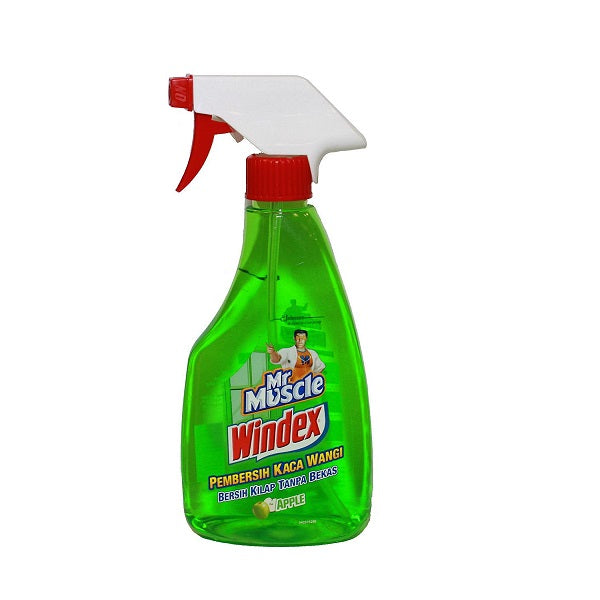 Windex Cleaner Spray Bottle - Apple (Green) 500ml
