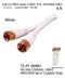 RG-59U Coaxial Cable, 6 ft., White