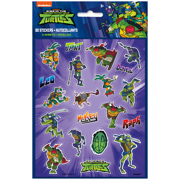 Rise of the TMNT Stickers, 80ct