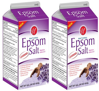 Lavender Natural Epsom Salt, 1 lb (Pack of 2)