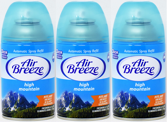 Glade/Air Wick High Mountain Automatic Spray Refill, 6.2 oz (Pack of 3)