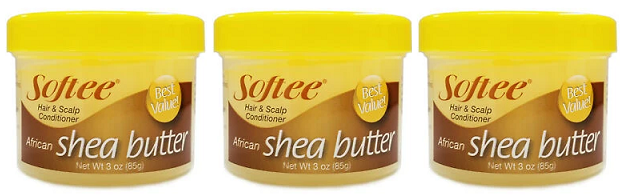 Softee African Shea Butter Hair & Scalp Conditioner, 3 oz. (Pack of 3)