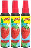 Little Trees Strawberry Scent Spray Air Freshener, 3.5 oz (Pack of 3)