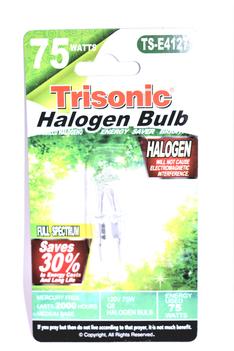 75 Watts Halogen Light Bulb