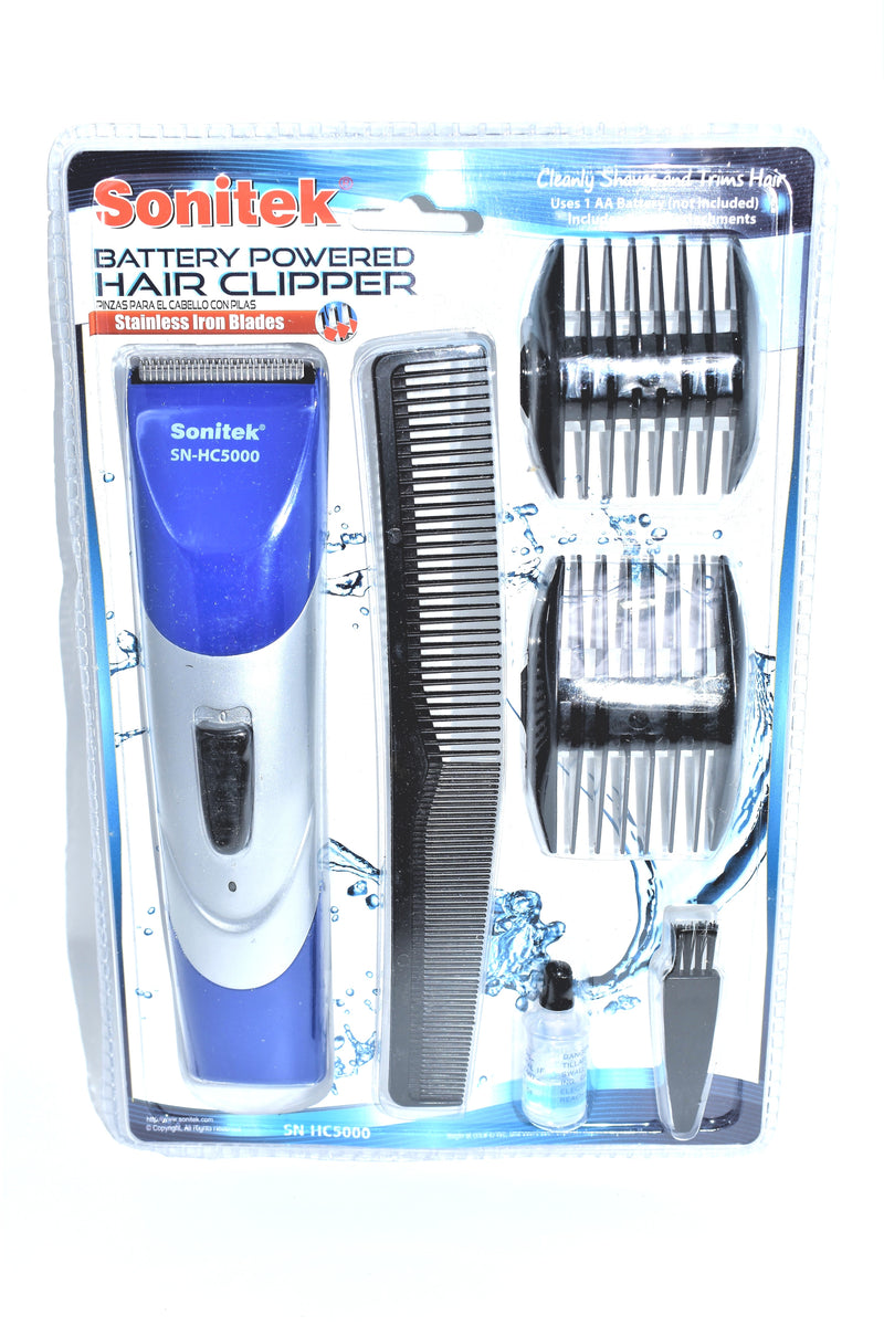 Battery Powered Hair Clipper Grooming Set