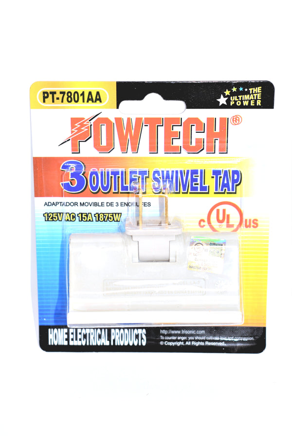 3 Outlet Swivel Tap