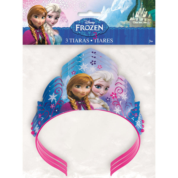 Disney Frozen Paper Tiaras, 3ct