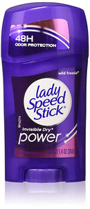 Lady Speed Stick Wild Freesia Invisible Dry Power Deodorant, 1.4 oz