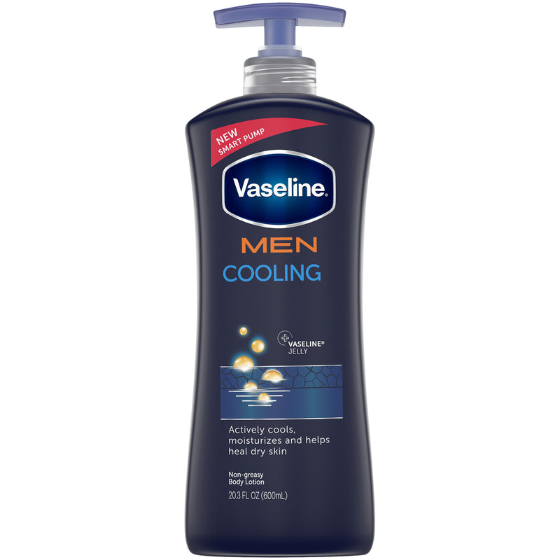 Vaseline Men Cooling Jelly Body Lotion, 20.3 fl oz 600ml