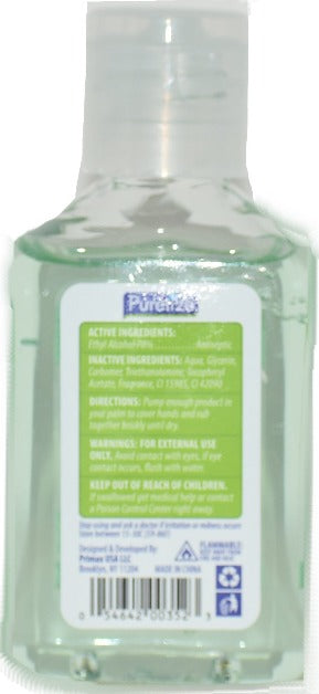 Puretize Hand Sanitizer Soothing Gel + Aloe & Vitamin E, 2 oz