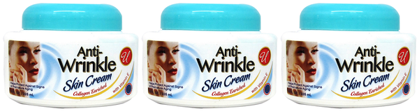 Anti-Wrinkle Skin Cream with Vitamin E, 8 fl oz. (Pack of 3)