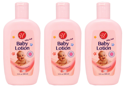Silky Soft Baby Lotion For Regular Use, 12 fl oz. (Pack of 3)