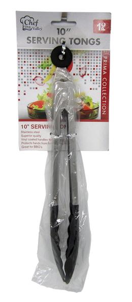 10" Serving Tongs Prima Collection